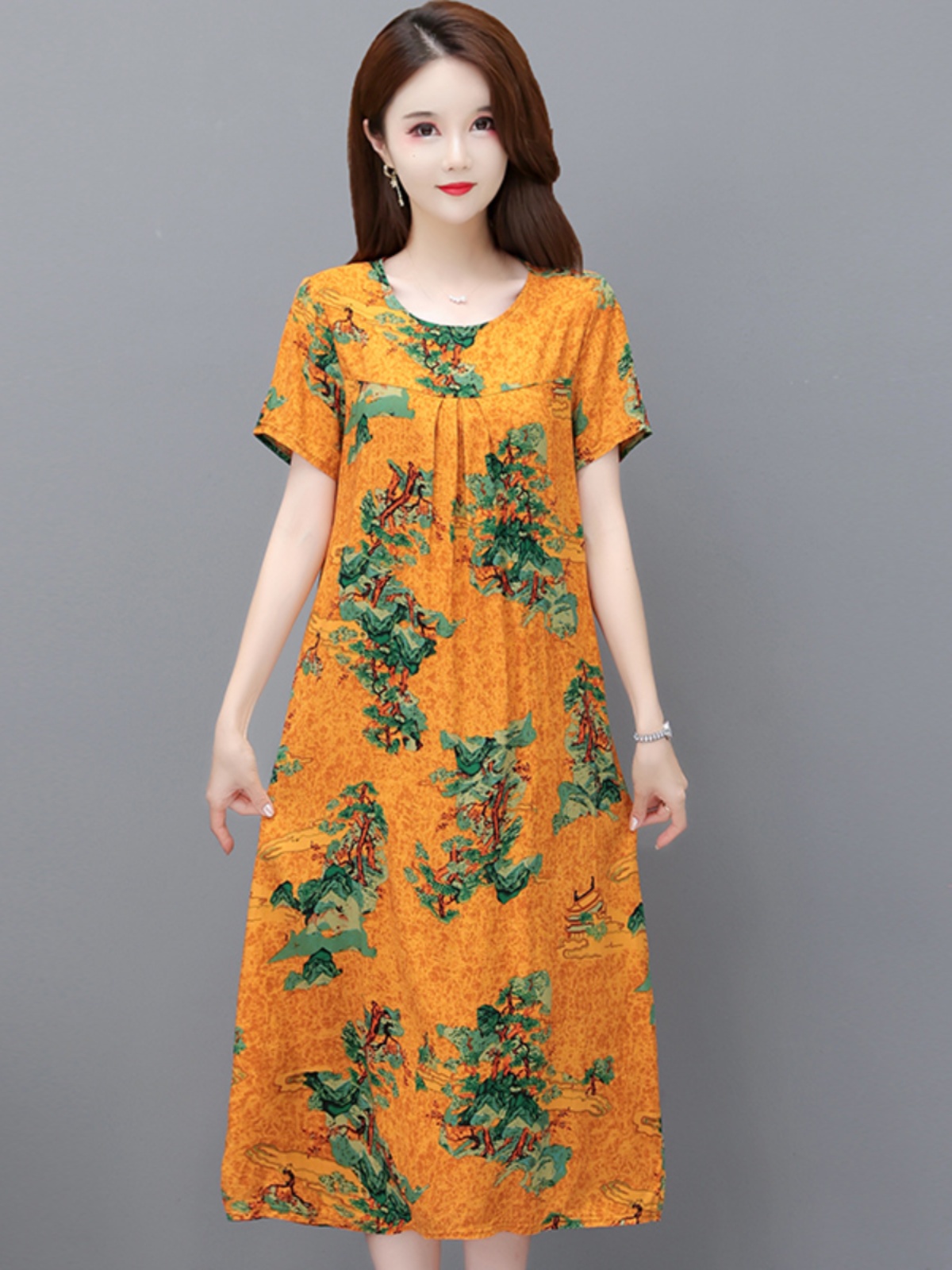 plus Size Summer New Loose Dre - Summer Clothing Over 60 recension och pris
