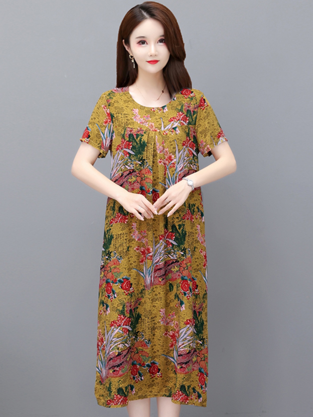 plus Size Summer New Loose Dre - Summer Clothing Over 60 recension och pris