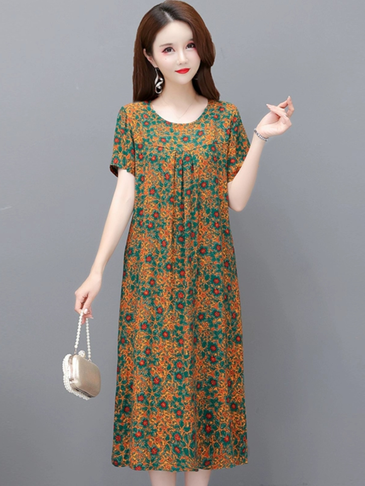 plus Size Summer New Loose Dre - Summer Clothing Over 60 recension och pris