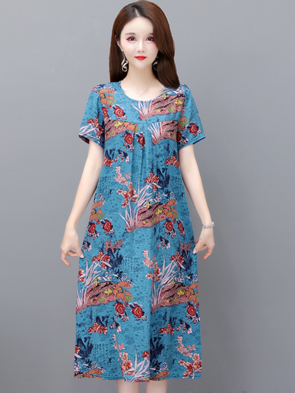 plus Size Summer New Loose Dre - Summer Clothing Over 60 recension och pris