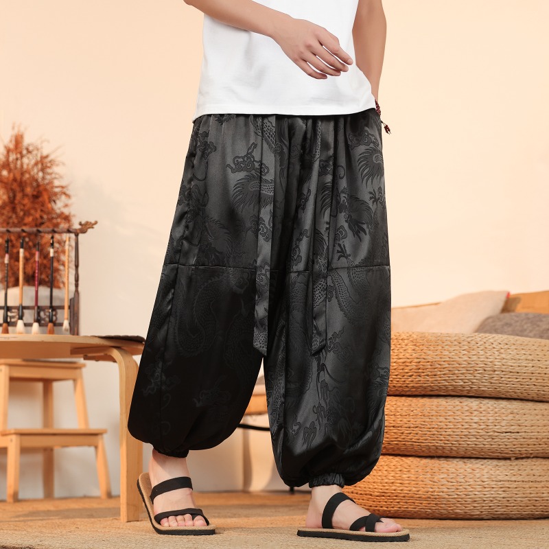 Men Wide Leg Pants Summer Ice  - Summer Light Clothing recension och pris
