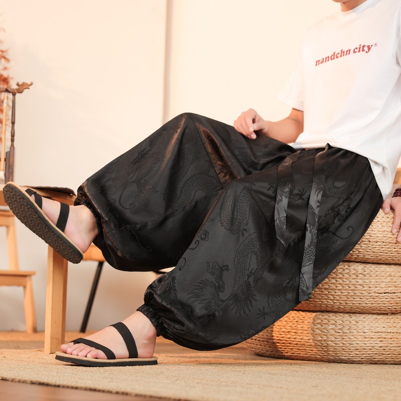Men Wide Leg Pants Summer Ice  - Summer Light Clothing recension och pris