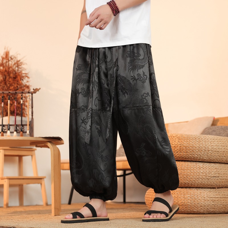 Men Wide Leg Pants Summer Ice  - Summer Light Clothing recension och pris