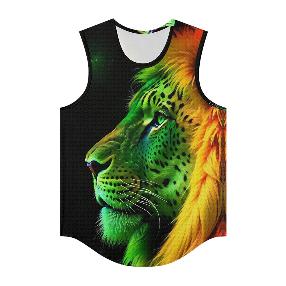Men Vests Trendy Aura Lion Ani - Summer Clothing Essentials Men recension och pris
