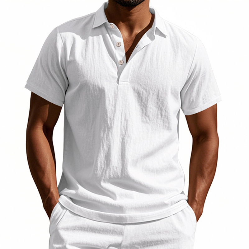 High-Quality 95% Linen Short-S - Summer Clothing Men Linen recension och pris
