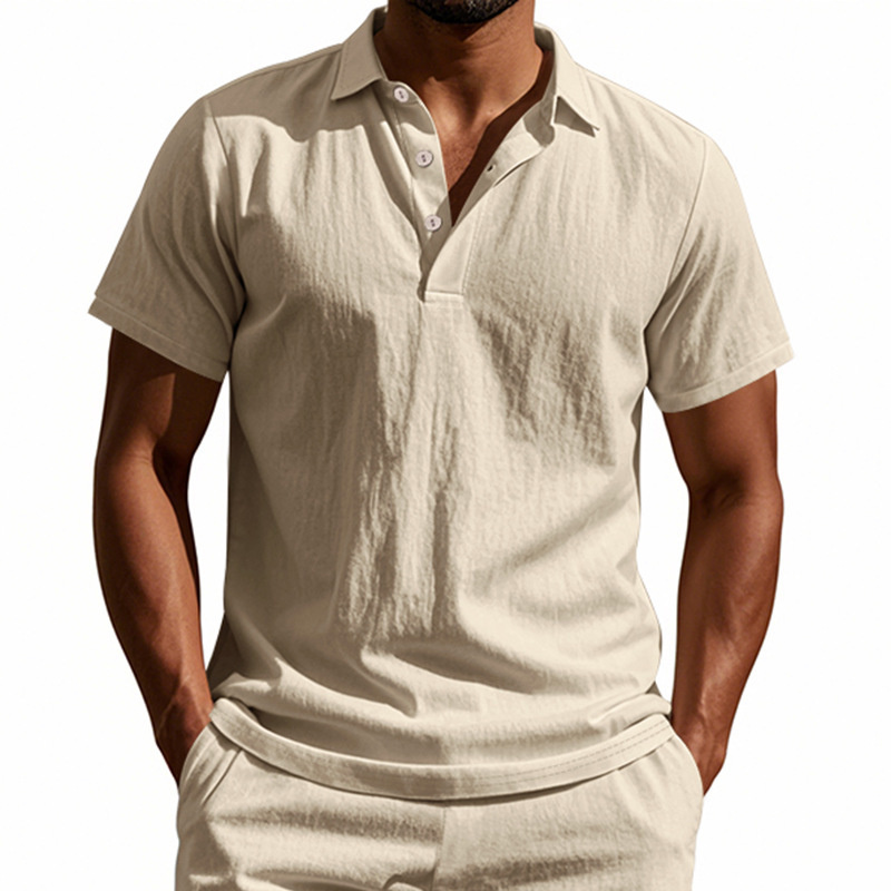 High-Quality 95% Linen Short-S - Summer Clothing Men Linen recension och pris