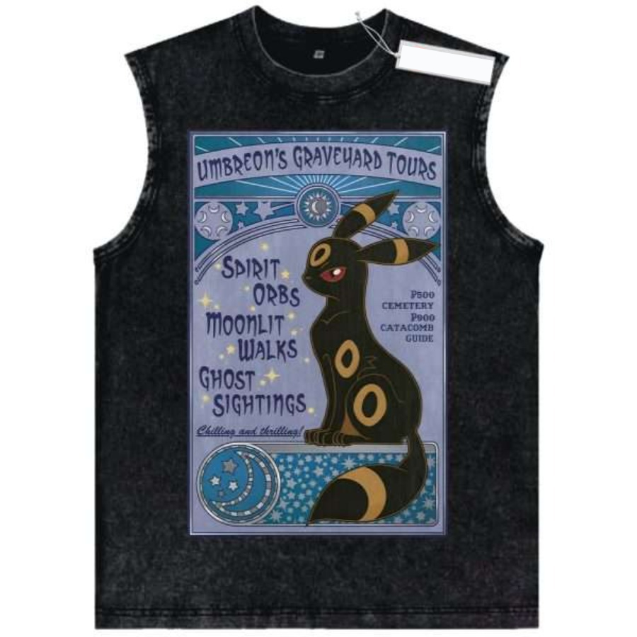 Vintage Washed Pokemon Tank To - Vintage Summer Clothing Men recension och pris