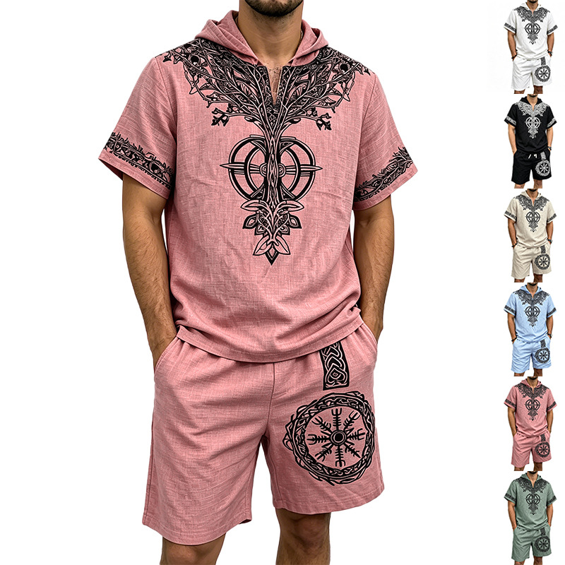 Men Linen Look Viking Tree Pri - Linen Shorts Men recension och pris