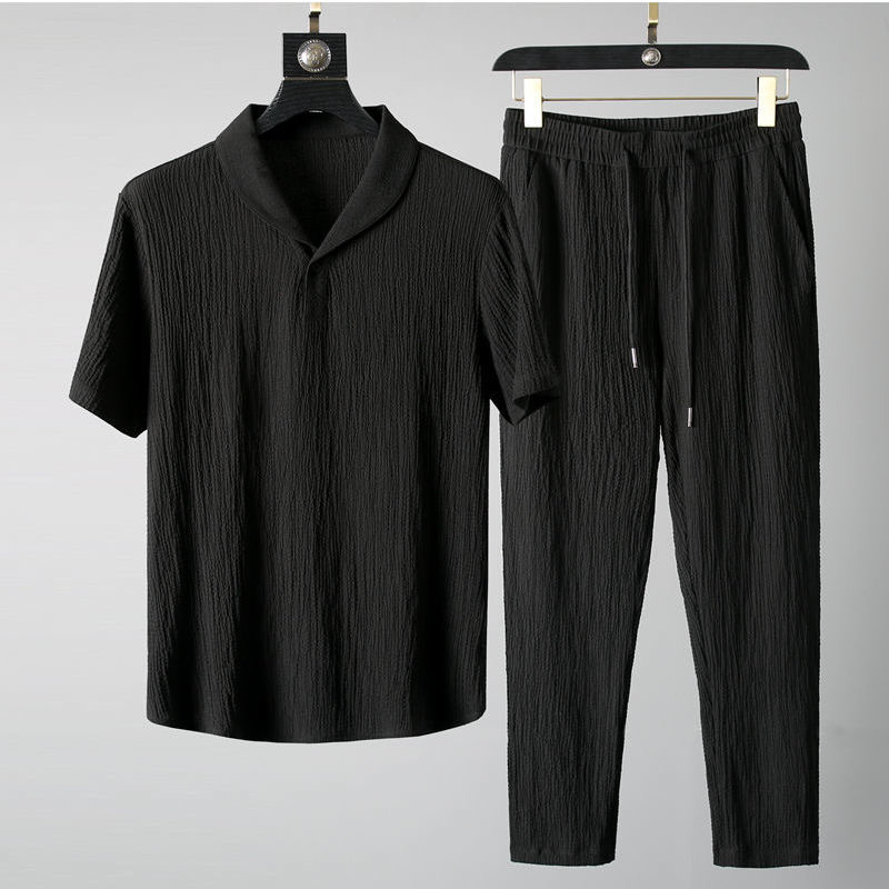 Summer Ultra-thin Two-piece Ic - Summer Clothing Men Linen recension och pris