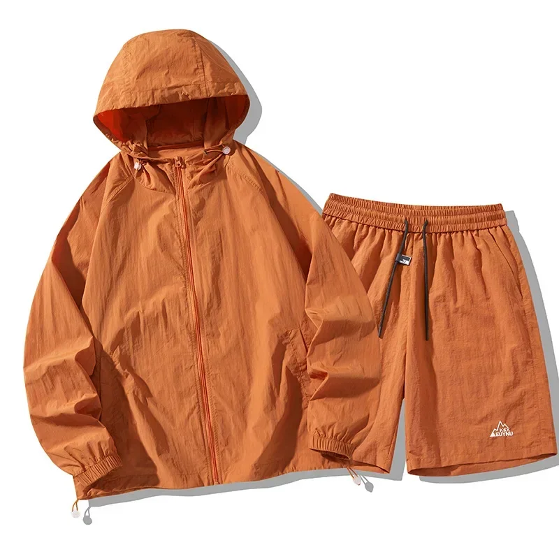 Ice Silk Outdoor Sun Protectio - Summer Clothing Sets Men recension och pris
